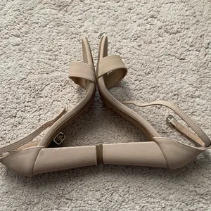 Charlotte Russe Nude Ankle Strap Heels thumbnail 3