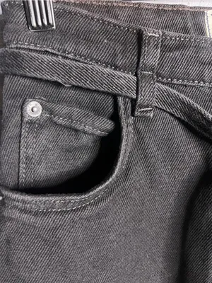 FREE PEOPLE~We The Free Sabine Slim Straight Leg Bootcut Jeans Size 24 NWT thumbnail 9