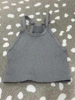FP Movement Happiness Runs Long Cropped Tank Top ribbed workout sports bra thumbnail 4
