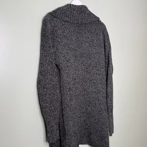 NWT Express Merino Wool Open Front Cardigan Sweater Dark Grey Size Small thumbnail 4