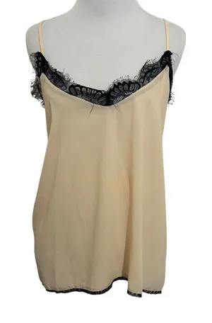 5/$30 🎈 Q & A medium nude lace trim camisole thumbnail 1