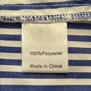 Tuckernuck Blue and White Stripe Teagan Popover Ruffle Top New Size Small thumbnail 13