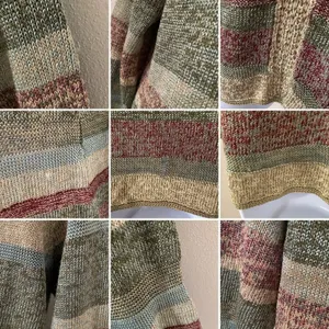 Y2K Goblincore Sweater M Silk Blend Artsy Knitted Forest‎ Fairy Grunge Earthy thumbnail 5