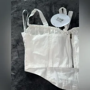 Princess Polly Adaya Top in White Size 4 New with tag thumbnail 12