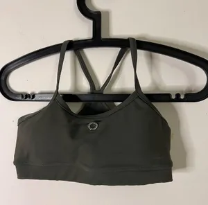 Women's Olive Green Sports Bra thumbnail 1