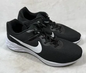 Nike Revolution 6 FlyEase Black White Womens Running Shoes DC8992-003 Size 11 thumbnail 1