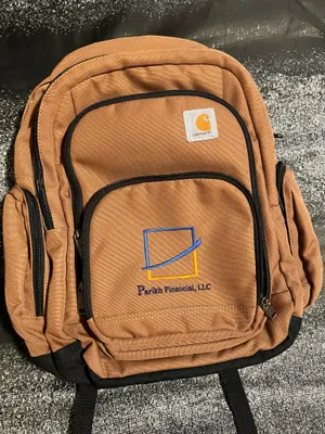 NWOT Carhartt Foundry Series Pro Backpack 28L-Carhartt Brown Embroidered thumbnail 3