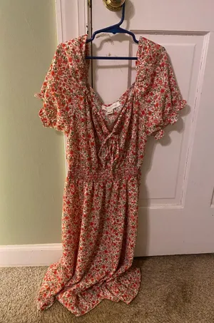 Monteau Dress Floral Red thumbnail 2