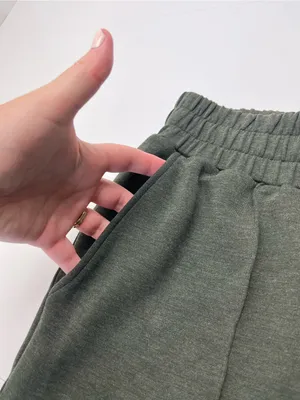 Varley DoubleSoft Green Wide Leg Pull-on Pant Womens Medium Stretch Pockets thumbnail 9