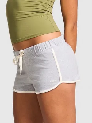 VICTORIA’S SECRET PINK Soft Micro Modal Shorts Retro Low Rise Heather Grey Large thumbnail 1