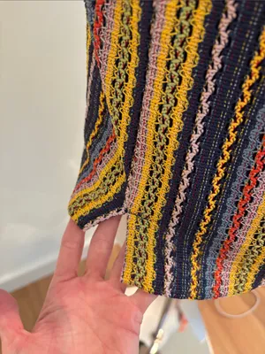 Madewell Tank Tie Strap Multicolor Stripes Size XS thumbnail 4