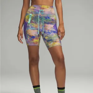 Lululemon Cargo Super-High-Rise Hiking Short 8" Altered Nature Multi 8 Purple thumbnail 3