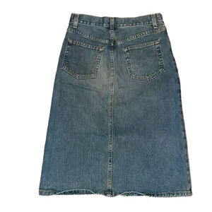 Vintage Y2K Denim Slit Skirt thumbnail 3