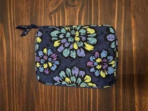 Vera Bradley “indigo pop” tablet soft fabric case thumbnail 2
