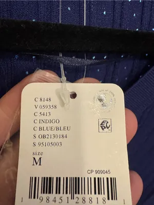 NWT Free People FP Intimately Cassie Cardi - indigo blue navy - Medium thumbnail 9