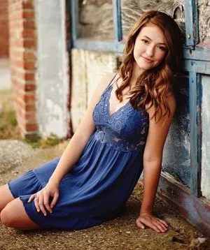 PINK Blue dress thumbnail 2