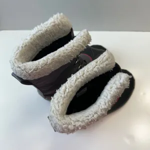 Sorel Waterproof Winter‎ Snow Boots Faux Fur Trim Lace Up Gray Pink Women Size 5 thumbnail 13
