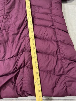 Marmot Down Parka Size M Purple Hooded Puffer Coat thumbnail 6