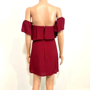 new Lovers + Friends small Primrose off shoulder v neck mini dress D1 3489 thumbnail 7