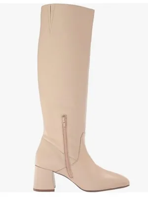 NWOB Seychelles Beige Knee High Block Heel Boots Size 10 thumbnail 4