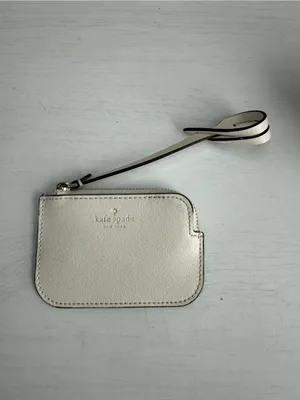 Kate Spade Never Lost Mini Card Holder or Coin Purse With Bag Attachment Loop thumbnail 2