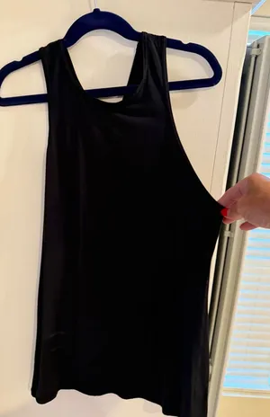 Lululemon black tank top! Size 2! thumbnail 1