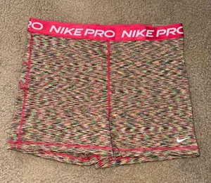 Nike Pro 3" Pink Spandex Shorts thumbnail 2