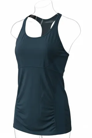 Athleta Navy Racerback Athletic Tank Top Size S thumbnail 1