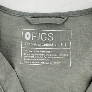 Figs Catarina Scrub Top‎ FIONlite Dark Sage Women S Lightweight V-Neck W21SW1054 thumbnail 3