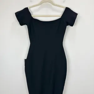 Lulus How Much I Care Midnight Blue Off-the-Shoulder Midi Dress Cocktail XS NWT thumbnail 11
