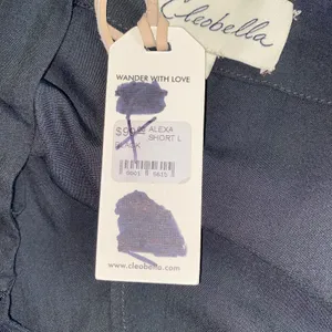 NWT Anthropologie Cleobella Black Fringed Alexa Shorts Women's Size Large thumbnail 8