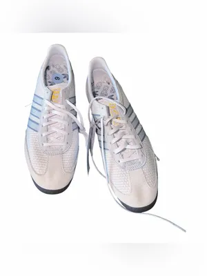 NWT Adidas Wmns SL72 OG Retro Sneaker White Grey Silver Lace Up SZ-9 thumbnail 3