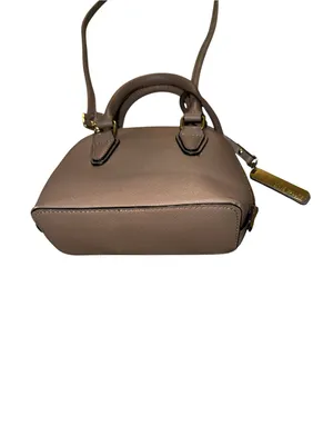 Steve Madden Taupe Dome Satchel with Gold Hardware thumbnail 5