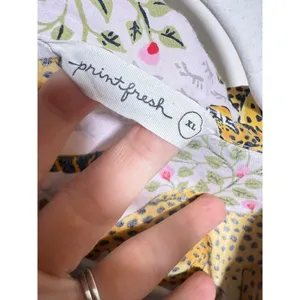 Printfresh Cheetah Sleep Shirt Sz. XL and Matching Tote Bag thumbnail 5