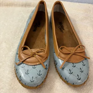 Womens Western Chief Skimmetmr Boat Shoes SZ 7 Anochors Away Flats thumbnail 3
