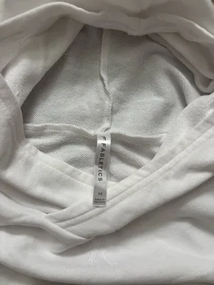 Fabletics Cropped White Sweatshirt thumbnail 5