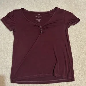 Women's Burgundy Top Red thumbnail 1