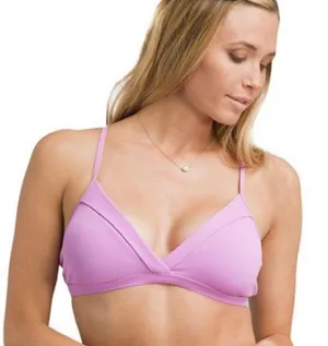 Prana‎ Speckle Rib Knit Bikini Top Violet Mist Purple Size XS thumbnail 1