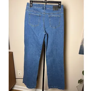 Medium Wash Palazzo Jeans Size 8 Blue thumbnail 3