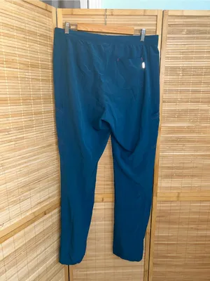 Smitten scrubs dark teal blue scrub pants with side pockets woman’s Medium thumbnail 2