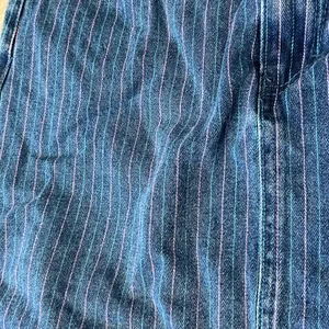 Forever 21 Rainbow Stripe Denim Mini Skirt thumbnail 3