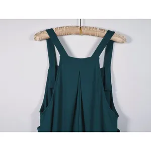 Halara Waffle Knit Shortalls Romper Jumper L Green Indie Granola Preppy Scandi thumbnail 6