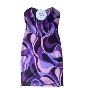 ✨Princess Polly Bowie Mini Sz 4 Dress Purple✨ thumbnail 6