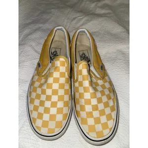Yellow checkered vans W7.5 M6 thumbnail 2