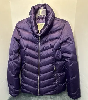 Eddie Bauer - Purple GOOSE DOWN Winter Puffer Coat - Womens Small thumbnail 1