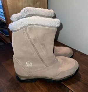 Sorel Leather Waterproof WaterFall Tan Suede Insulated Boots Womens Size 9.5 thumbnail 4