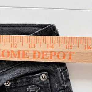 Harley Davidson Straight Leg Jeans Womens 6L‎ Black Faded Biker Moto 99015-05VL thumbnail 9