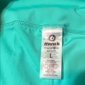 Mono B Teal Skater Skirt Green Size L thumbnail 2