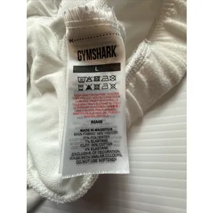 Gymshark Training Pippa 1/4 Zip Pullover White Cropped Top L thumbnail 8