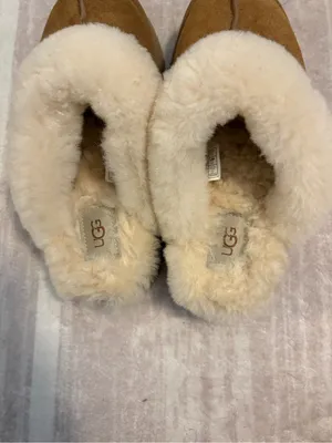 UGG Chestnut Shearling-Lined Slip-On Mule slipper- Chestnut thumbnail 3